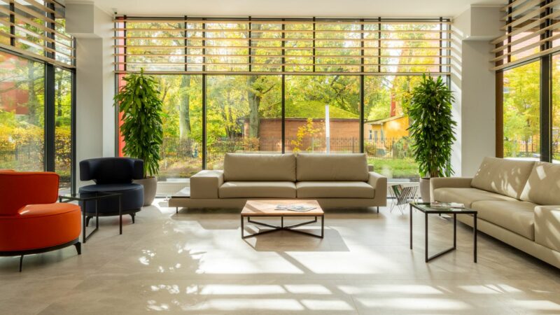 botanical living room decor